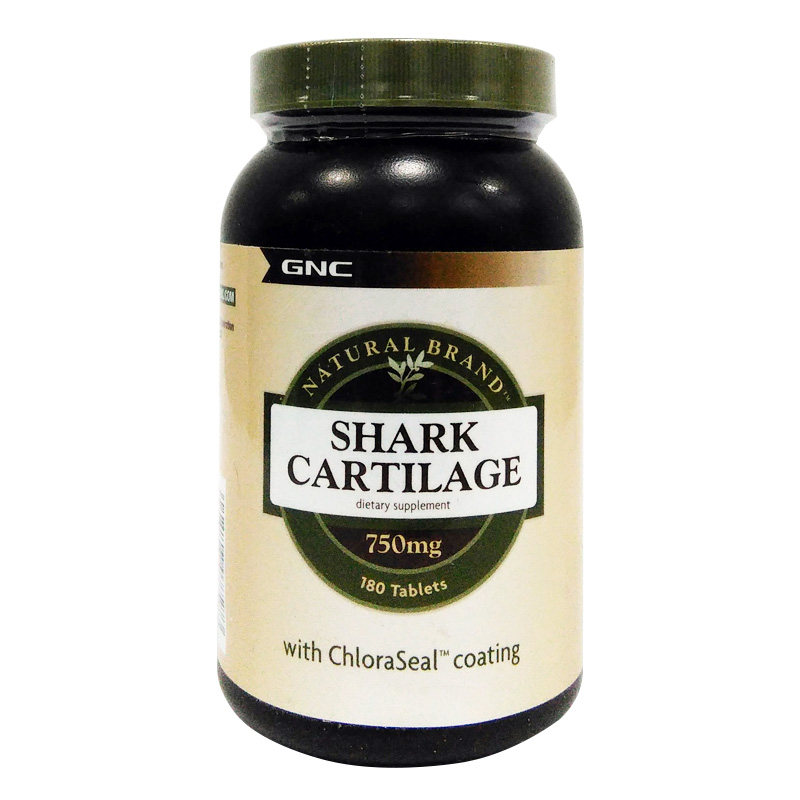 gnc健安喜鲨鱼软骨素精华片750mg*180粒骨刺腰椎肩盘突出美国原装