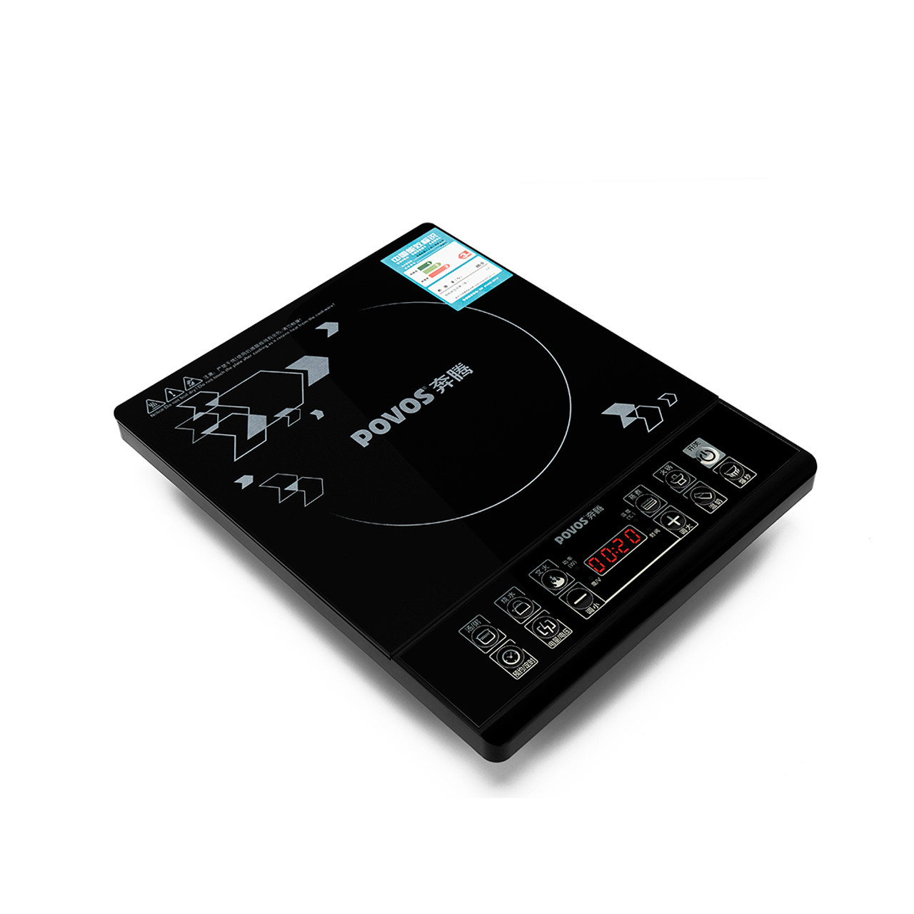 povos/奔腾 pib12/ch2006电磁炉家火锅爆炒加热电陶炉触摸屏2160