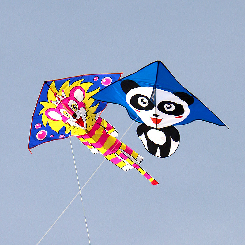 风筝潍坊恒江小狮子动物儿童卡通易飞初学者小型风筝