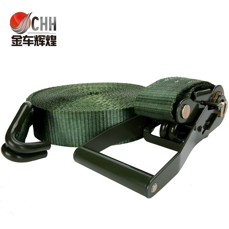 绑带货物捆绑器军绿色货车紧绳拉紧拖车绳