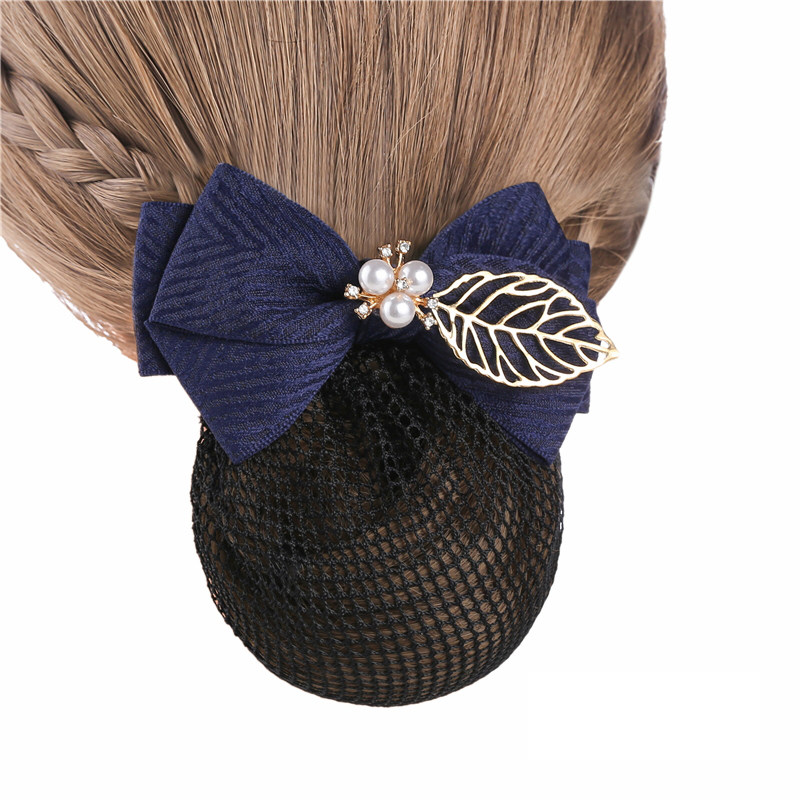 发网职业头花女饰品空姐头花空乘盘舞蹈盘头韩版发饰