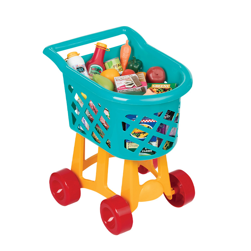 battat儿童购物车玩具宝宝仿真超市手推车买菜过家家过家家玩具