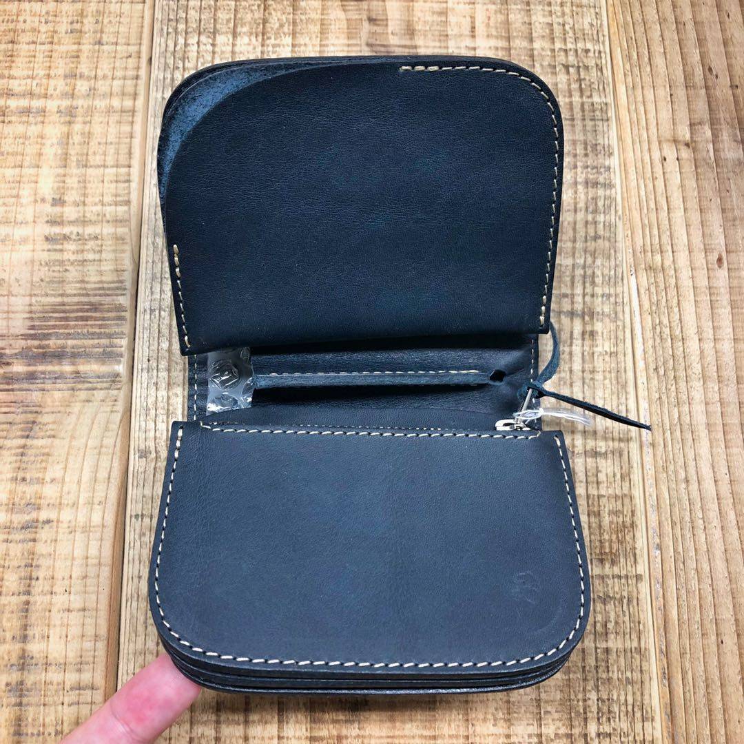 日本直邮redmoon红月sr01牛皮简约男士女士短款钱包