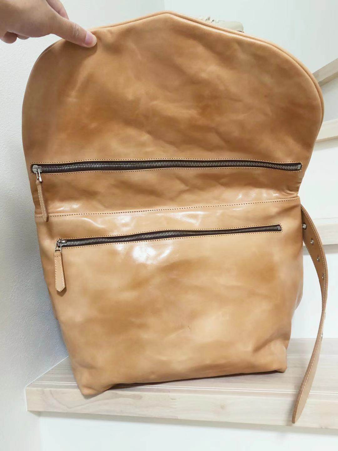 日本redmoon红月snativeheartsm牛皮男士巨无霸中号斜挎背包男士包袋