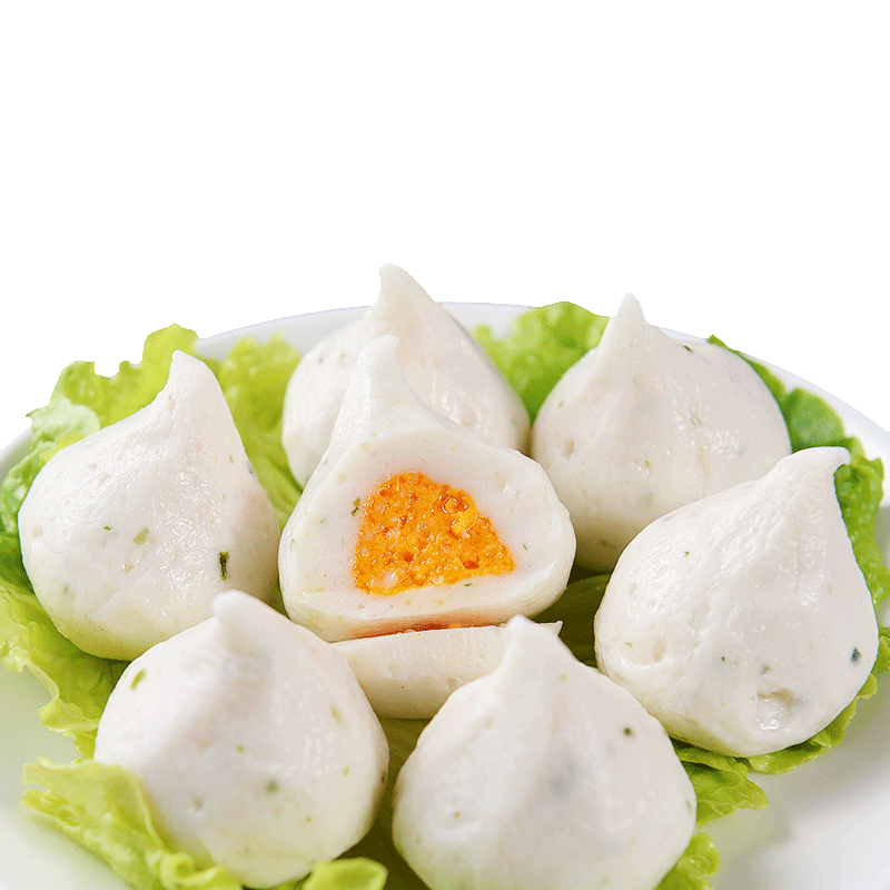 蟹籽包心丸250g蟹籽球蟹鱼类制品多馅肉丸丸子其它