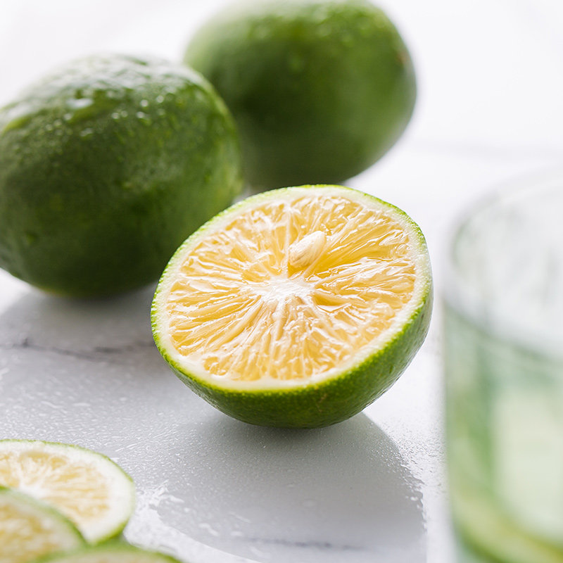 海南青柠檬4个75g以上/个 新鲜水果 青柠 海南水果