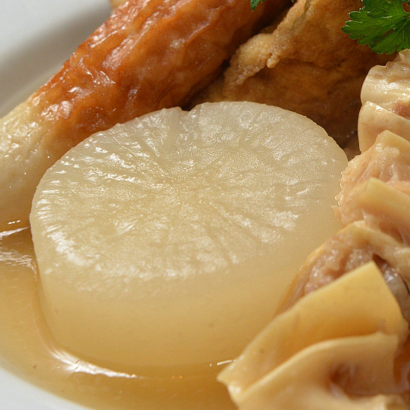 日式关东煮食便利店同款调味大白白萝卜6块煮物半成品蔬菜