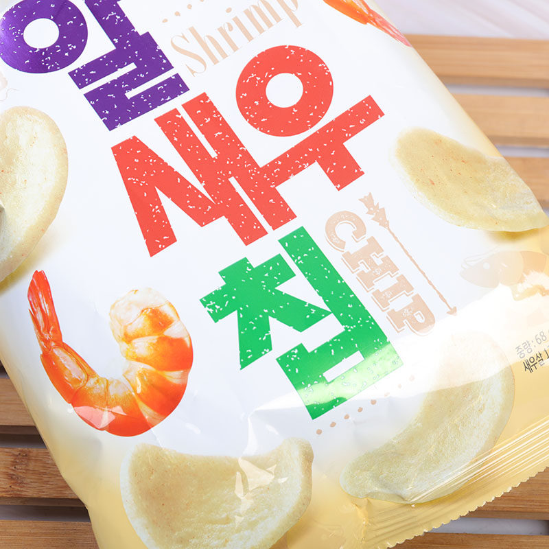 韩国农心虾片68g香脆虾味膨化虾条脆脆片办公室膨化食品