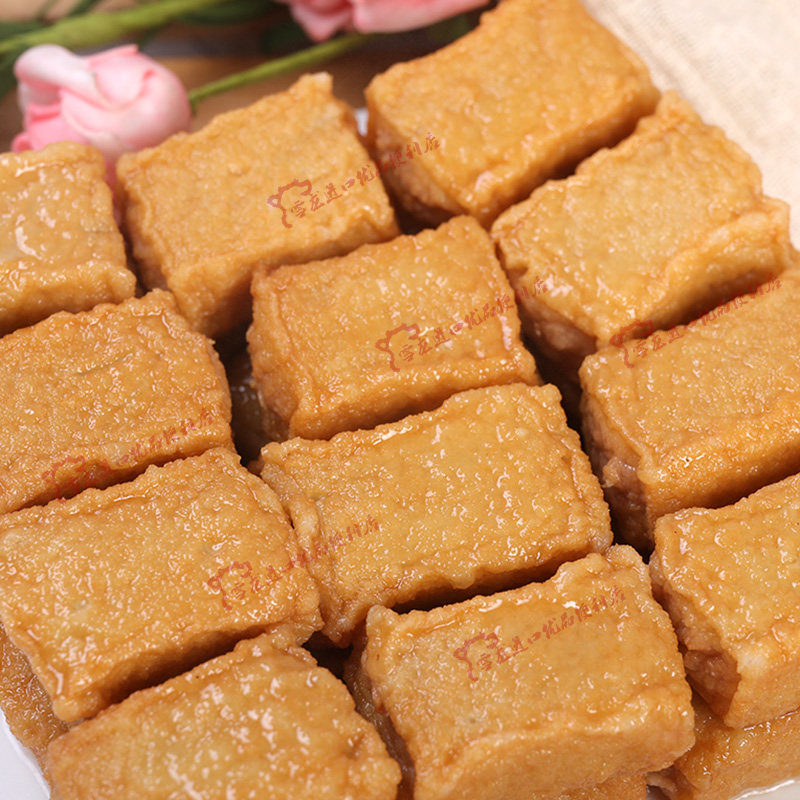 安井包心鱼豆腐夹心鱼丸500g散称速冻火锅丸子关东煮麻辣烫食材