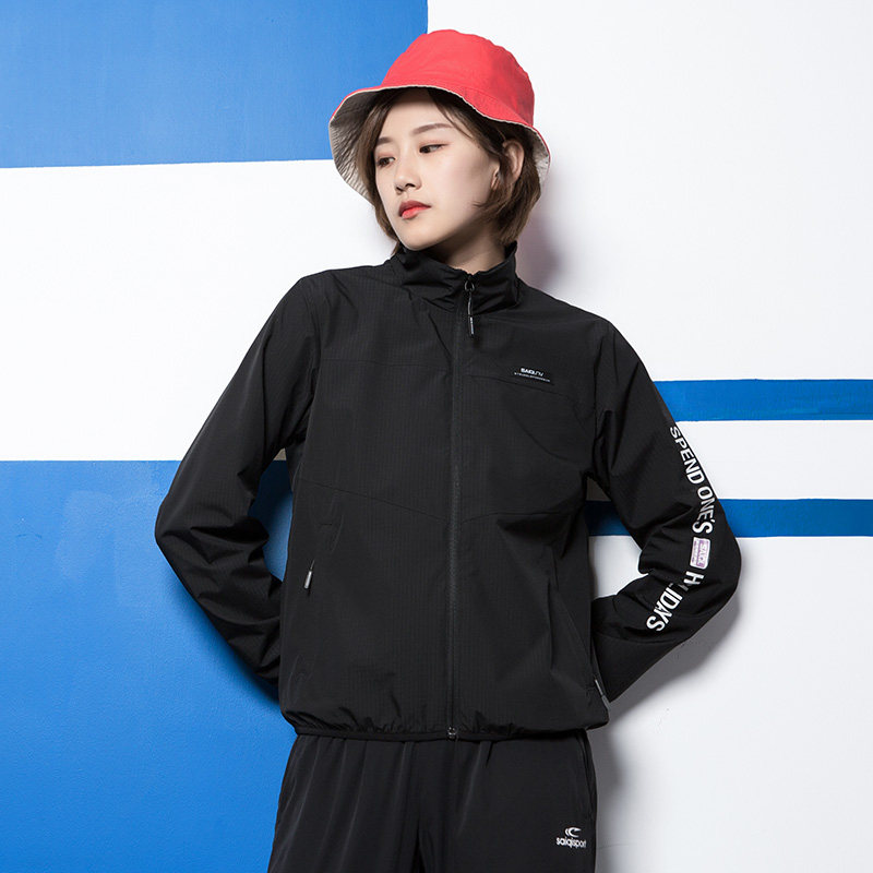 赛琪2020秋季新款休闲休闲风风衣女装夹克翻领运动风衣