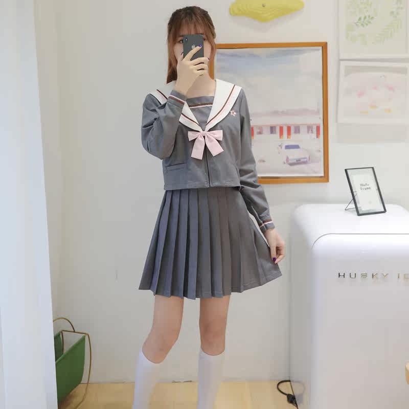 正统山jk制服裙日系小清新软妹女学生装学生校服