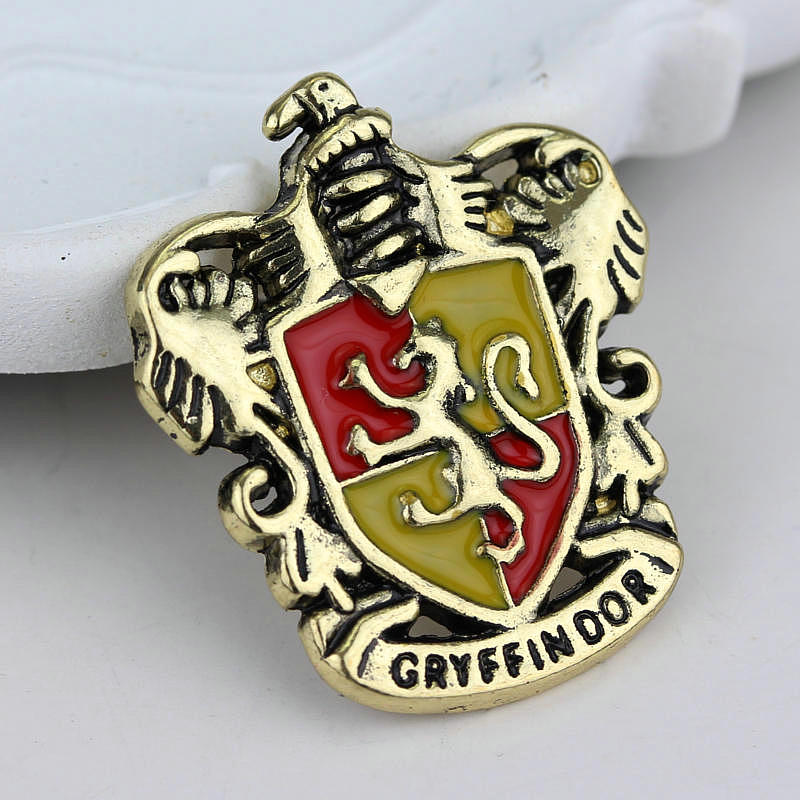 哈利波特系列格兰芬多学院胸针创意动物徽章儿童礼物胸针