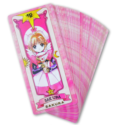 cos百变小樱库洛牌原版日本小樱牌占卜塔罗牌百变小樱粉色牌希望