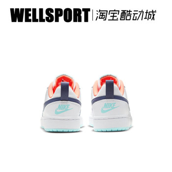 NIKE Court Borough Low 2 ກິລາ retro ທີ່ທົນທານຕໍ່ການສວມໃສ່ແລະເກີບ sneakers ແບບທໍາມະດາ BQ5448-112-115