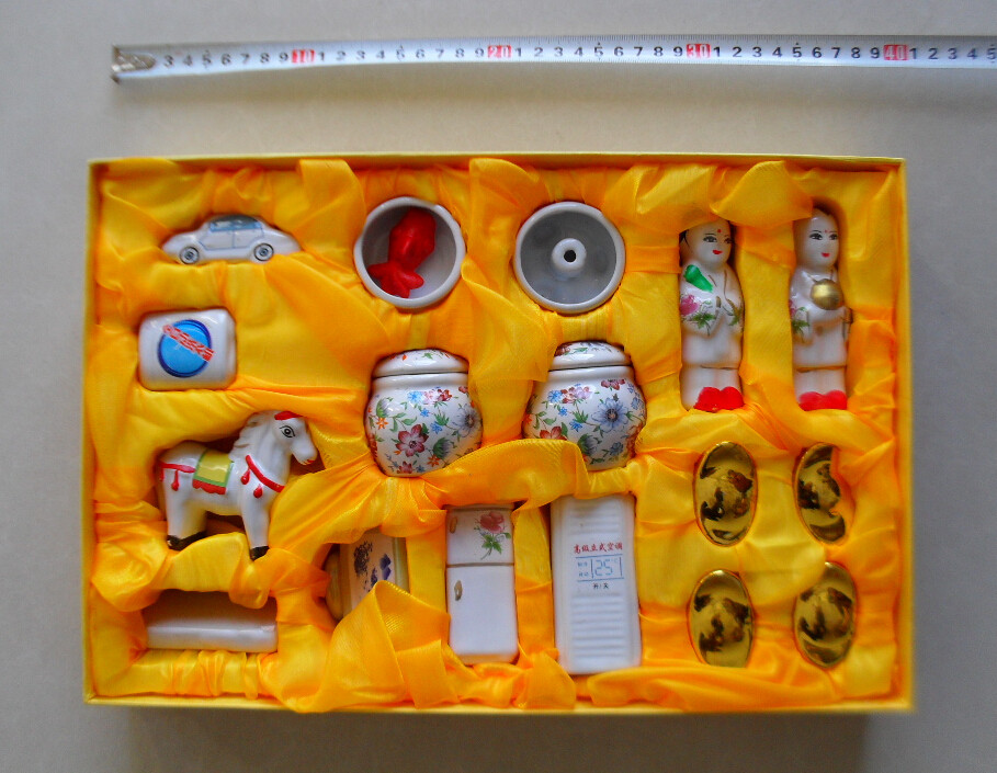 套装用品清明节精品随葬品下葬骨灰盒安放墓穴骨灰盒