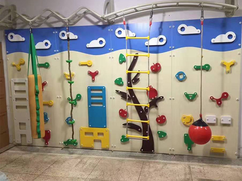 幼儿园攀岩墙室内攀岩墙体能运动感统训练室内儿童攀爬墙