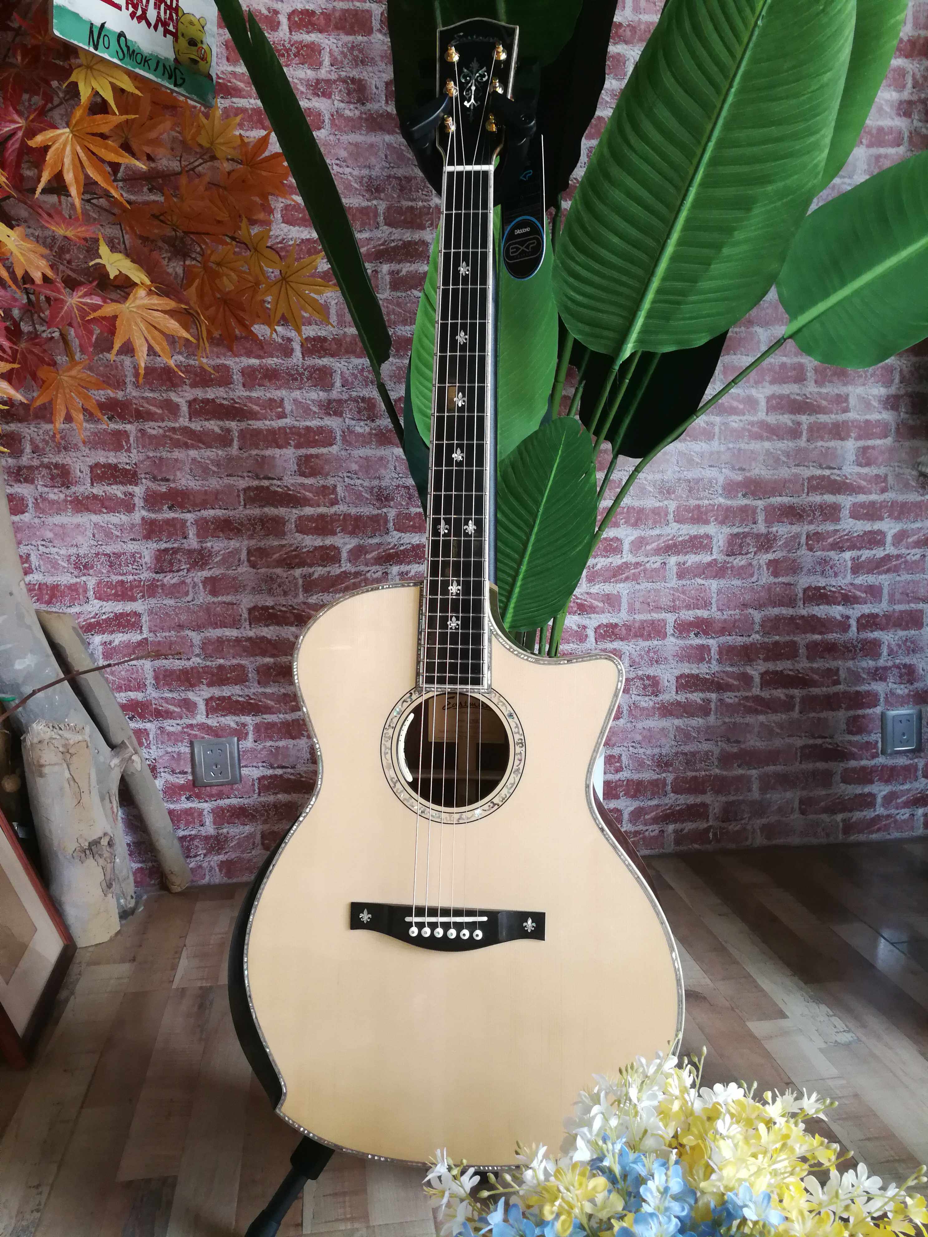 吉他eastmanac922celtd限量云杉全单电箱民谣木吉吉他-民谣吉他