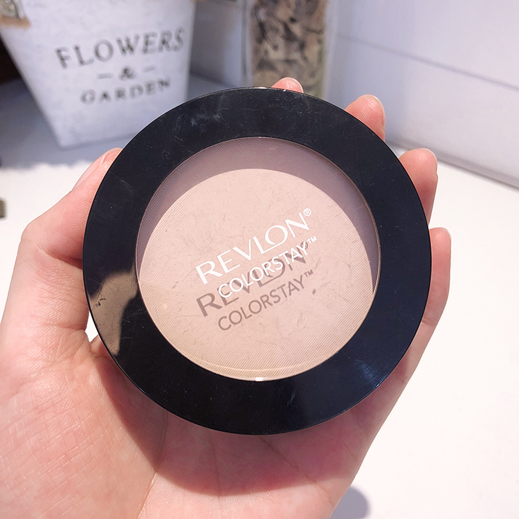 美国revlon露华浓粉饼不脱色控油遮持久定妆干湿粉饼