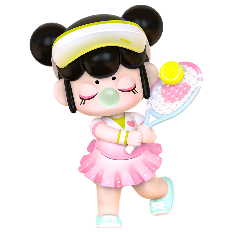 rolife若来nanci囡茜运动会系列盲盒女孩生日礼物潮玩盲盒