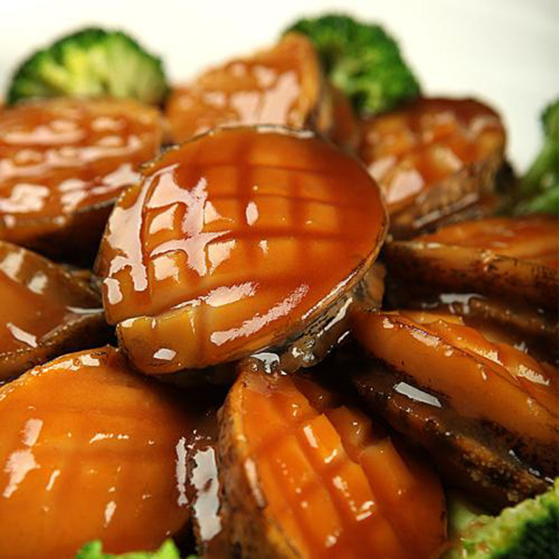 鲍鱼大连深海去肚去齿熟冻8头装开袋即食大号鲍鱼