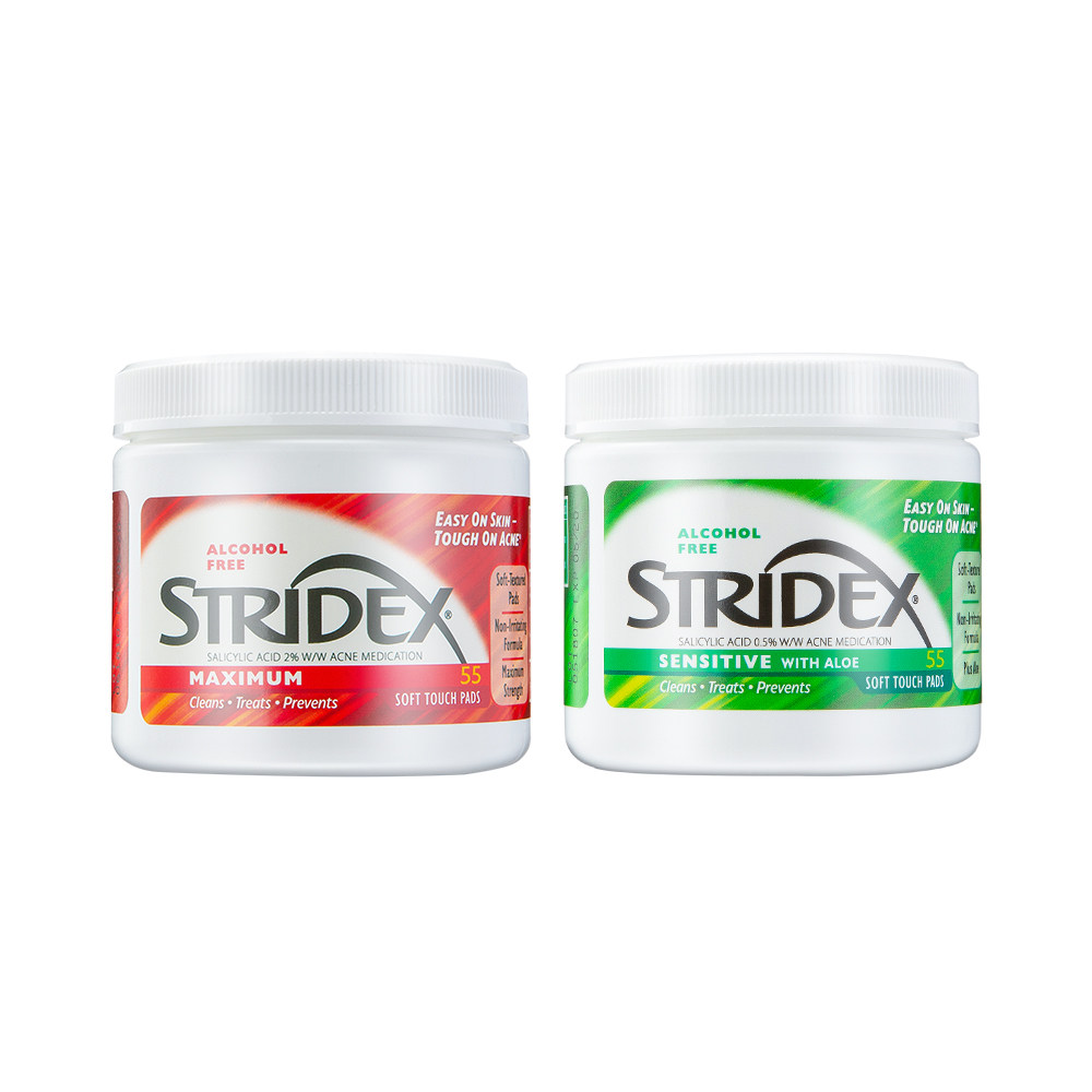 stridex水杨酸棉片刷酸去闭口祛痘粉刺痘印黑头毛孔粗大收缩毛孔