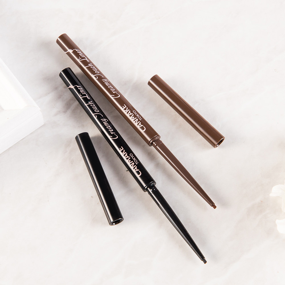 日本canmake砍妹眼线胶笔防水不晕染眼线笔铅笔极细头新手初学者