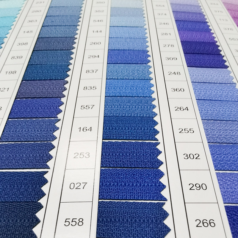 ykk正版日本原装拉链色卡582色国际颜色标准色卡