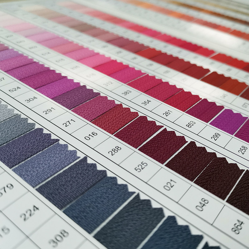 ykk正版日本原装拉链色卡582色国际颜色标准色卡