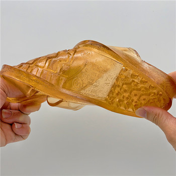 2023 ຜູ້ຊາຍໃຫມ່ 2023 ຕ້ານກິ່ນ crystal clear sandals summer soft-soled non-slip ຫ້ອງນ້ໍາອາບນ້ໍາເກີບນອກໃສ່ເກີບ sandals.