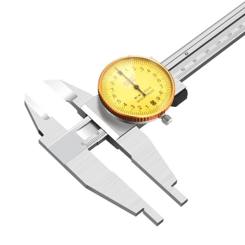 恒量双外爪带表卡尺0 300mm双外爪数显游标卡尺加十方头表盘卡尺 - 痕