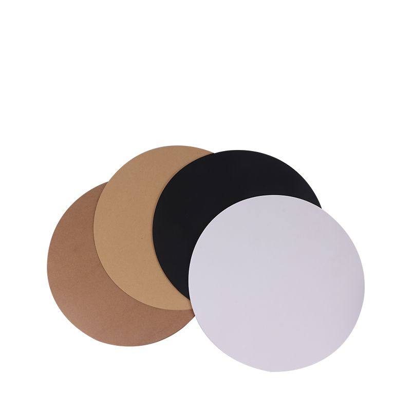 圆形卡纸白卡纸加厚硬卡36cm双面牛皮牛皮纸纸板卡纸