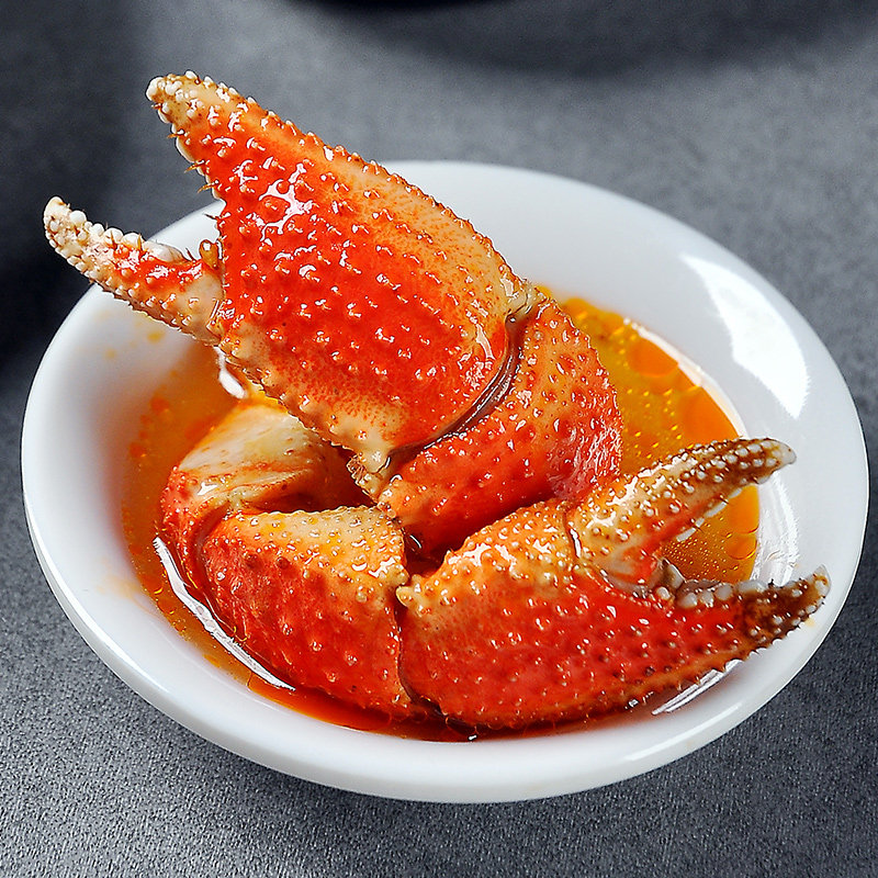 虾钳麻辣醉蟹钳大即食小海海鲜罐装生腌蟹腿蟹类制品