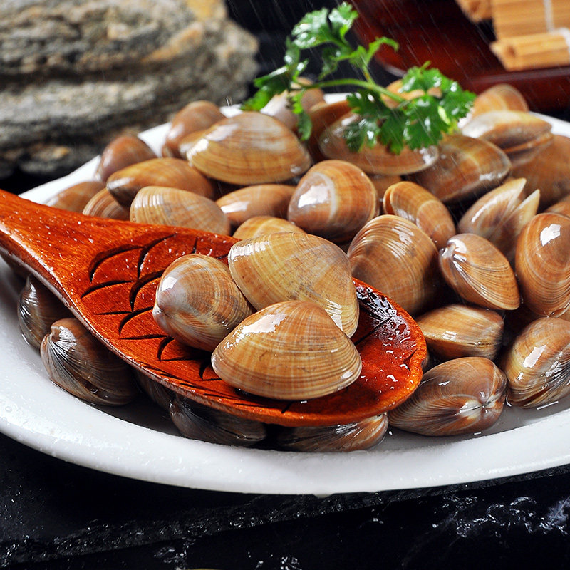 大黄鲜活无沙生鲜海鲜蛤蜊花甲2斤装花蛤嘎贝类制品