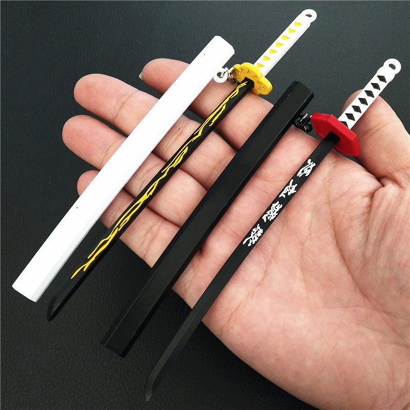 鬼灭之刃富冈义勇灶门炭治甘露寺蜜璃刀鞘武器动漫挂件