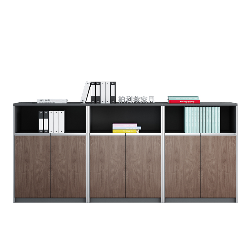 办公室矮柜储物柜木质文件柜办公家具低柜资料柜办公桌收纳柜子