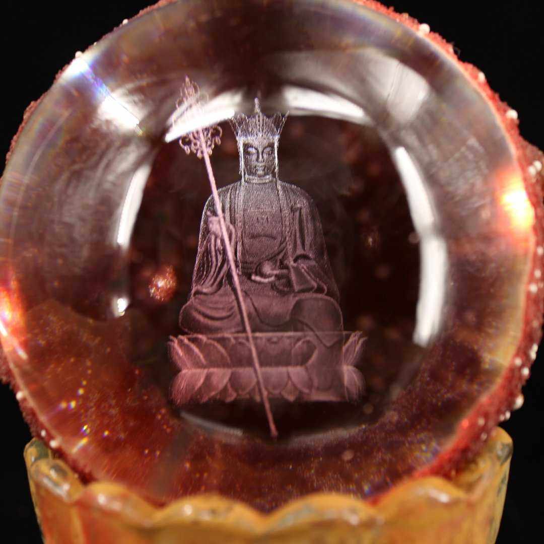 尼泊尔佛堂居家摆件佛像菩萨藏传佛教王菩萨地藏利球摆件