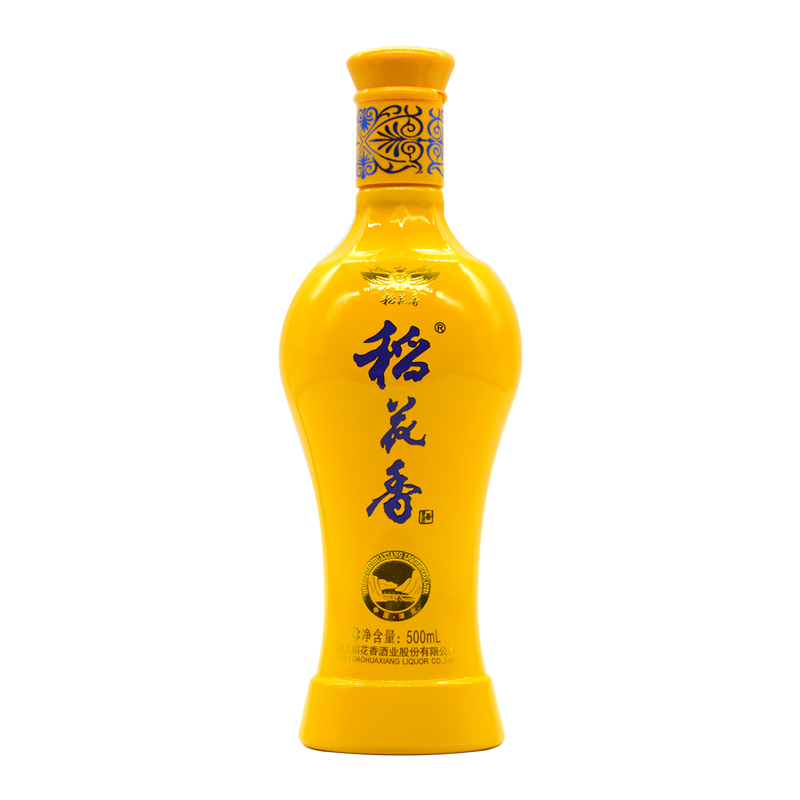 湖北稻花香酒金品42度500ml单瓶礼盒装白酒婚宴白酒