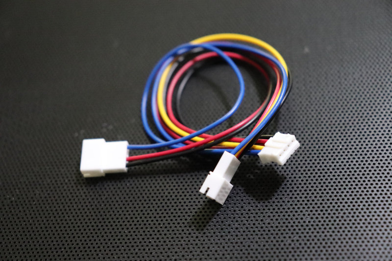 显卡4pin4针pwm风扇插头一分一拖厘米延长线连接线