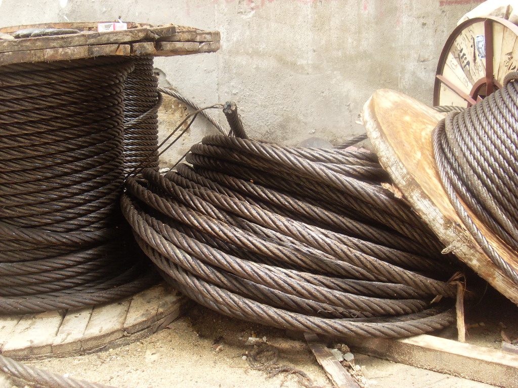 卷扬机 双梁行车 码头吊机专用钢丝绳6*19w fc 11毫米到28毫米