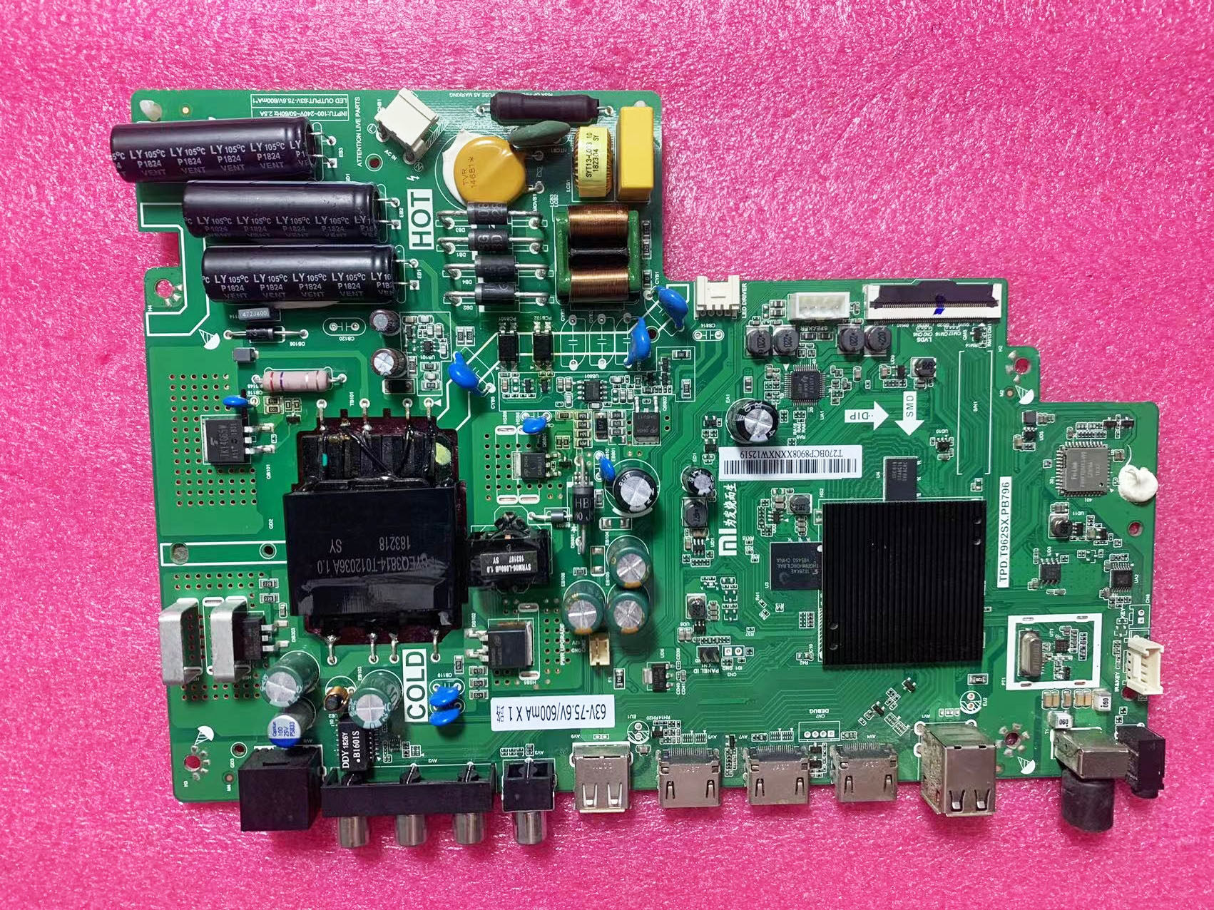 小米液晶电视l43m5ax电源主板tpdt962sxpb796配屏pcb电路板