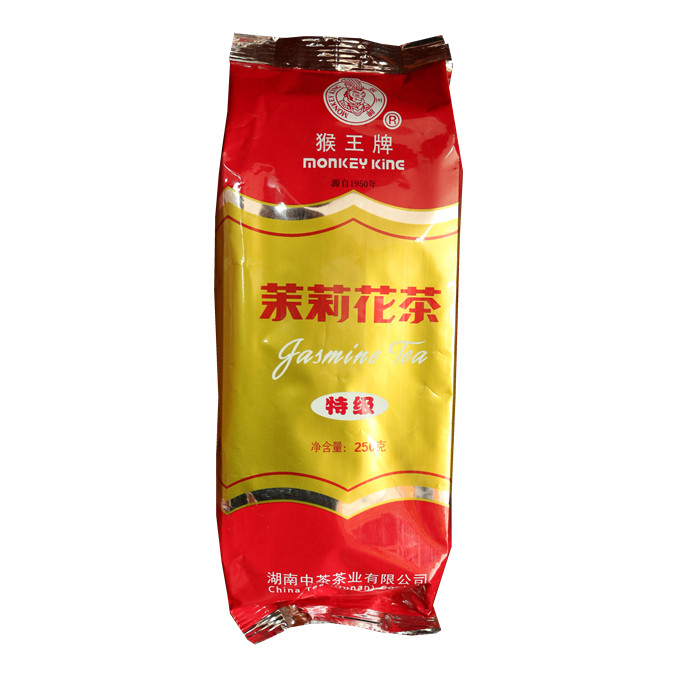 茉莉花茶 猴王牌茉莉花茶250克特级茶叶 四袋装共1000g新茶 包邮