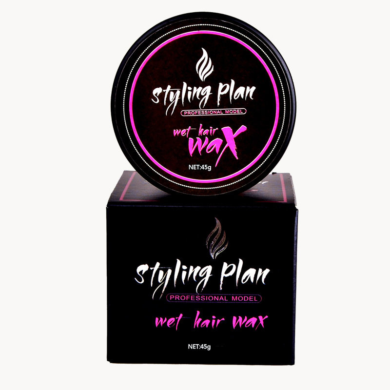 日系styling纯植物人鱼感湿发蜡保湿定型发泥湿发膏蓬松感湿造型