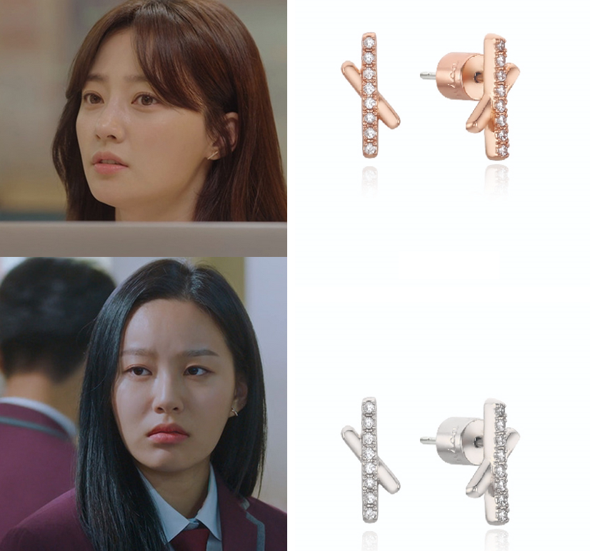 韩国正品代购女神降临朴柔顶楼陈智熙金贤秀同款耳环