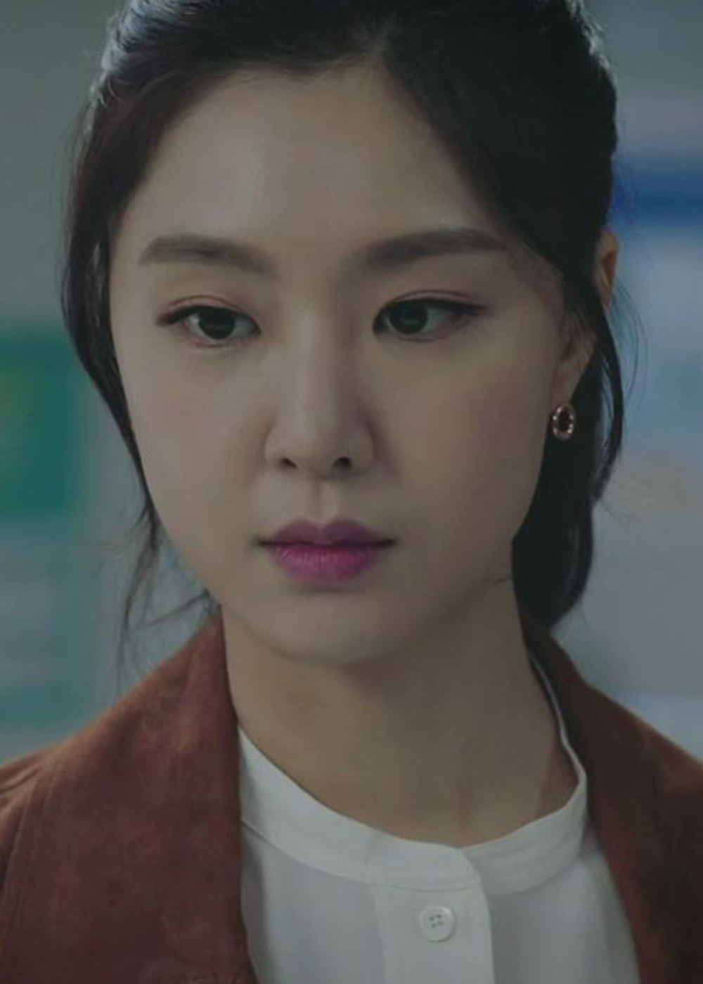 韩国代购正品韩剧春夜韩智敏金喜善徐智慧金赛纶同款圆形耳环