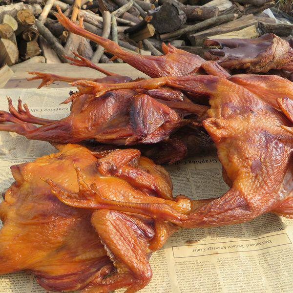 湖南特产农家手作腊味柴火烟熏腊鸡腌土鸡肉风干鸡咸鸡整只包邮