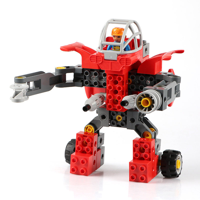 万格颗粒百变工程散件积木玩具兼容乐高45002kj011螺丝刀塑料积木