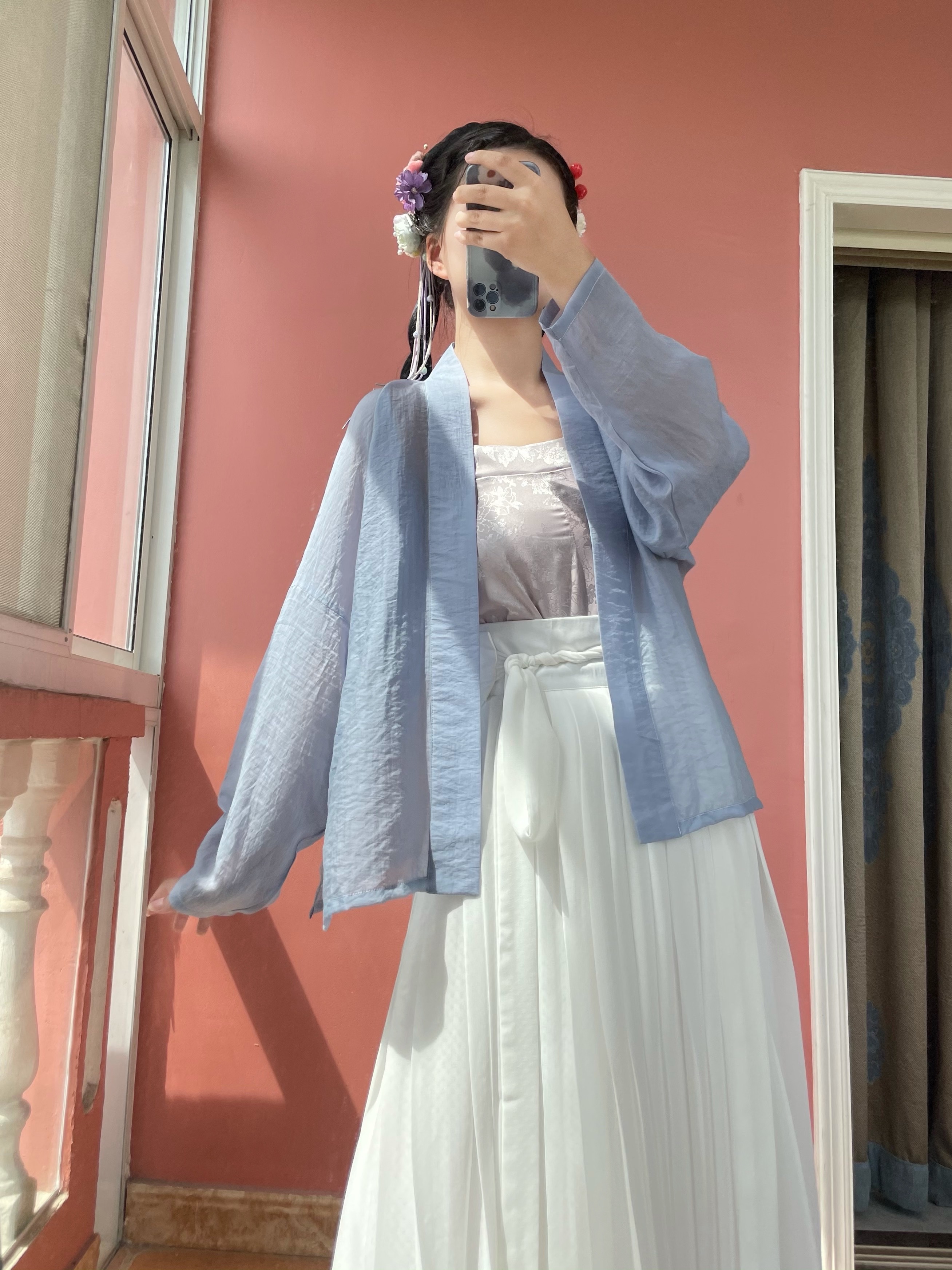 夏季宋制汉吊带飞机原创设计天丝面料防晒适合汉服