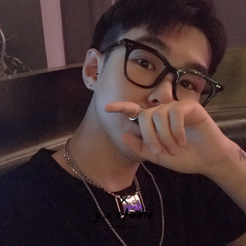 tr90日系眼镜框男潮黑框眼镜网红同款素颜神器眼镜架