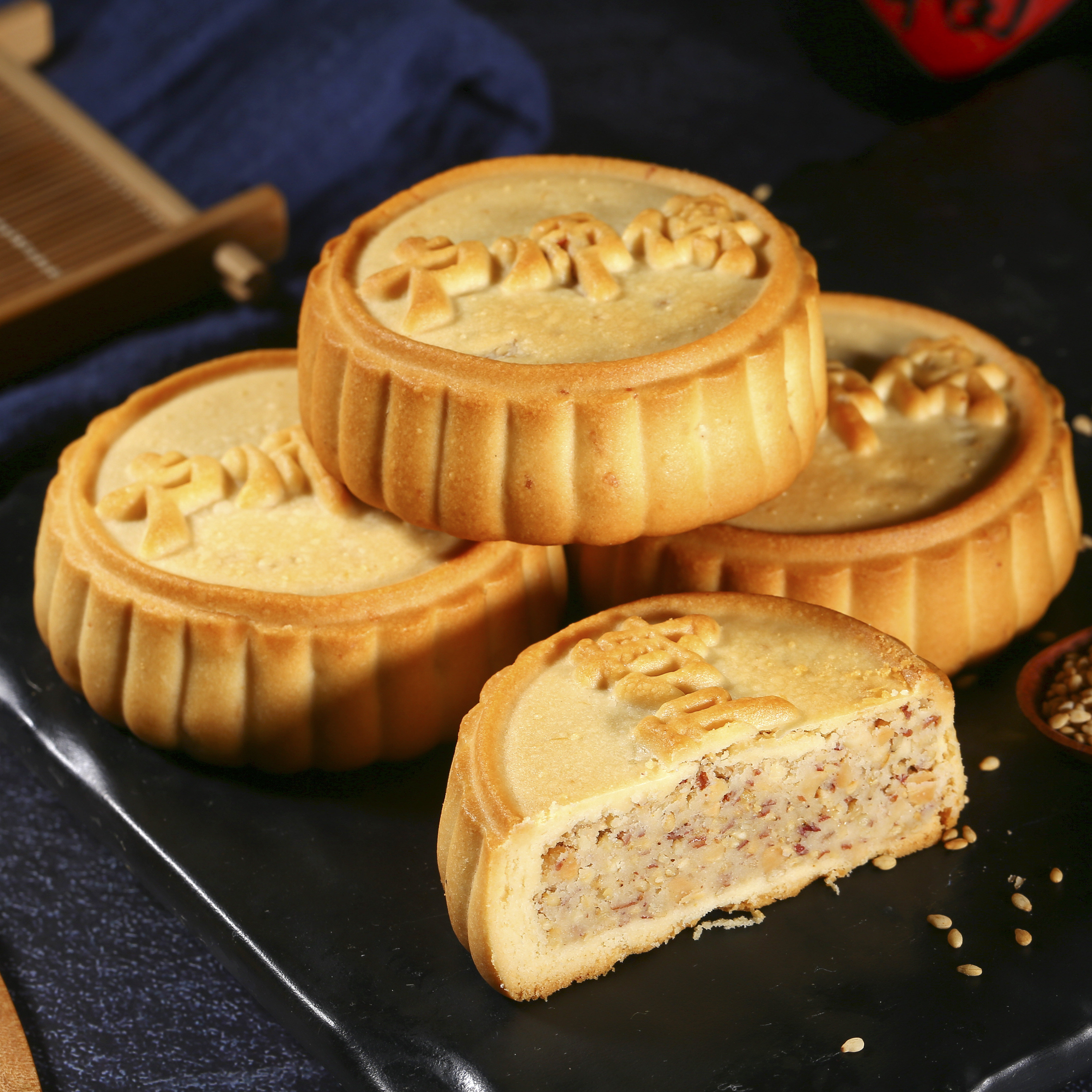 卢师傅散装多口味永城特产迷你酥皮小月饼