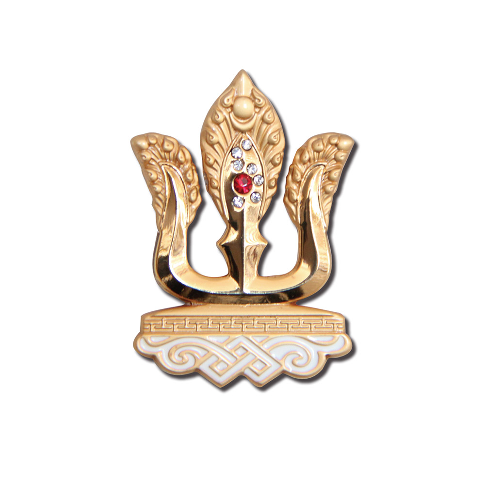 荣朝金属徽章苏力德胸针内蒙特色文化元素创意胸针